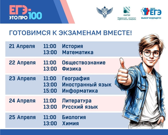 Ежегодный марафон «ЕГЭ – это про100!».